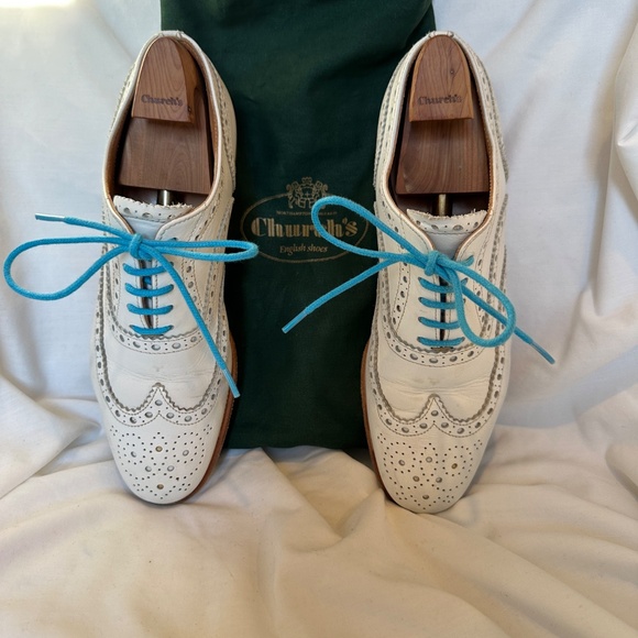 Women’s Church’s white lace-up brogue. Size 37 - Picture 5 of 11